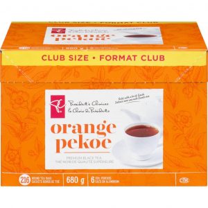 President Choice Orange Pekoe Black Tea 210 Count
